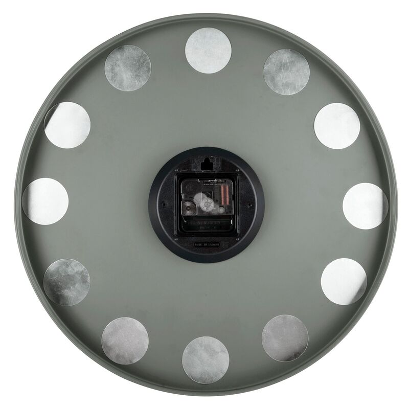 Charm Engraved Numbers väggklocka, grön