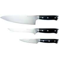 Knivsæt, 3 knive, sort