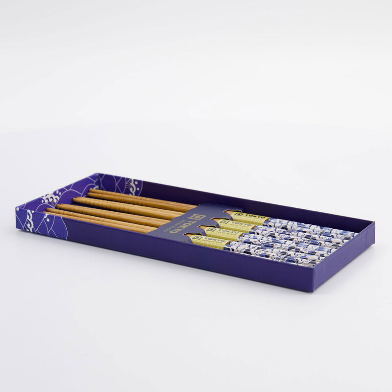 Tokyo Design Studio Onnenkissa syömäpuikot, 5-pack