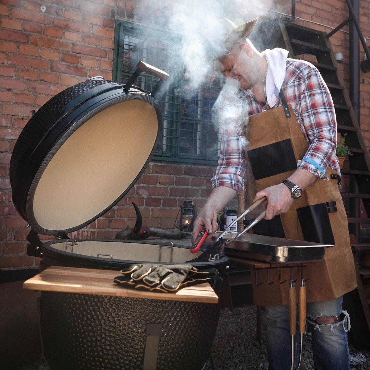 Maxi kulgrill Sort
