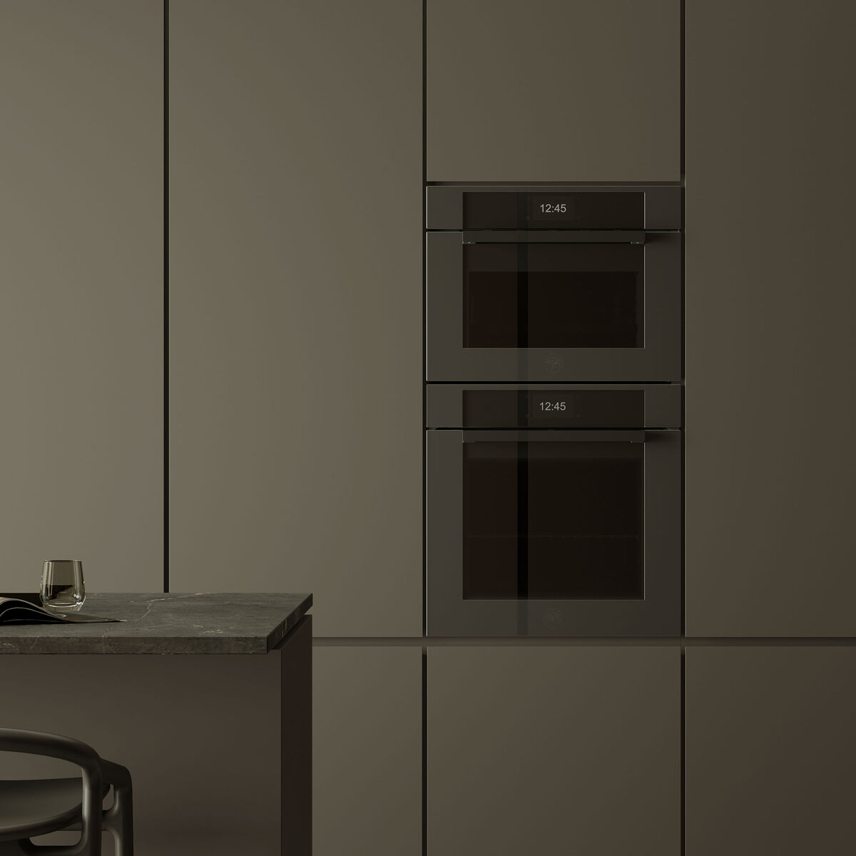 FMOD4077MTS3 Modern kombiovn med mikrobølgefunktion, obsidian