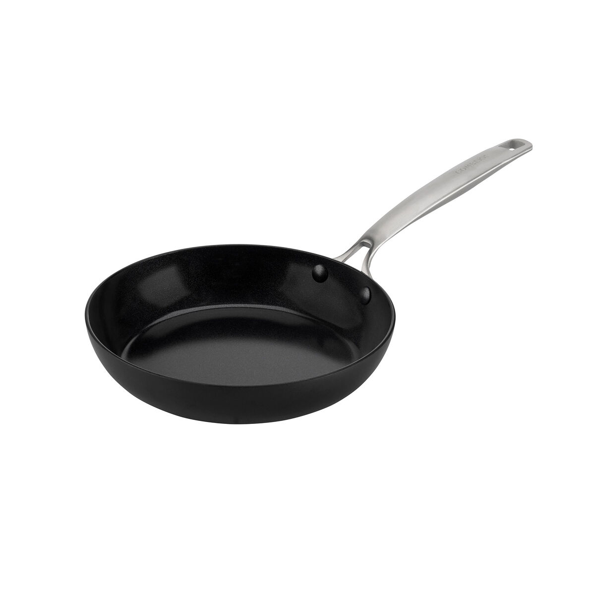 Combekk Stekepanne med stålhåndtak 24 cm, svart