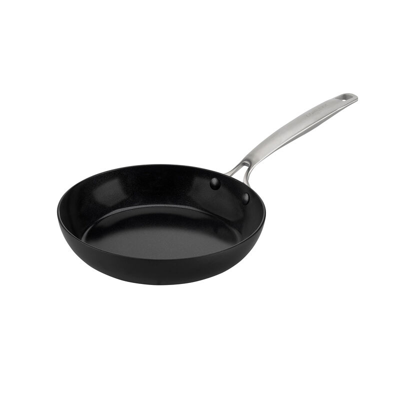 Paistinpannu teräskahvalla 24 cm, musta