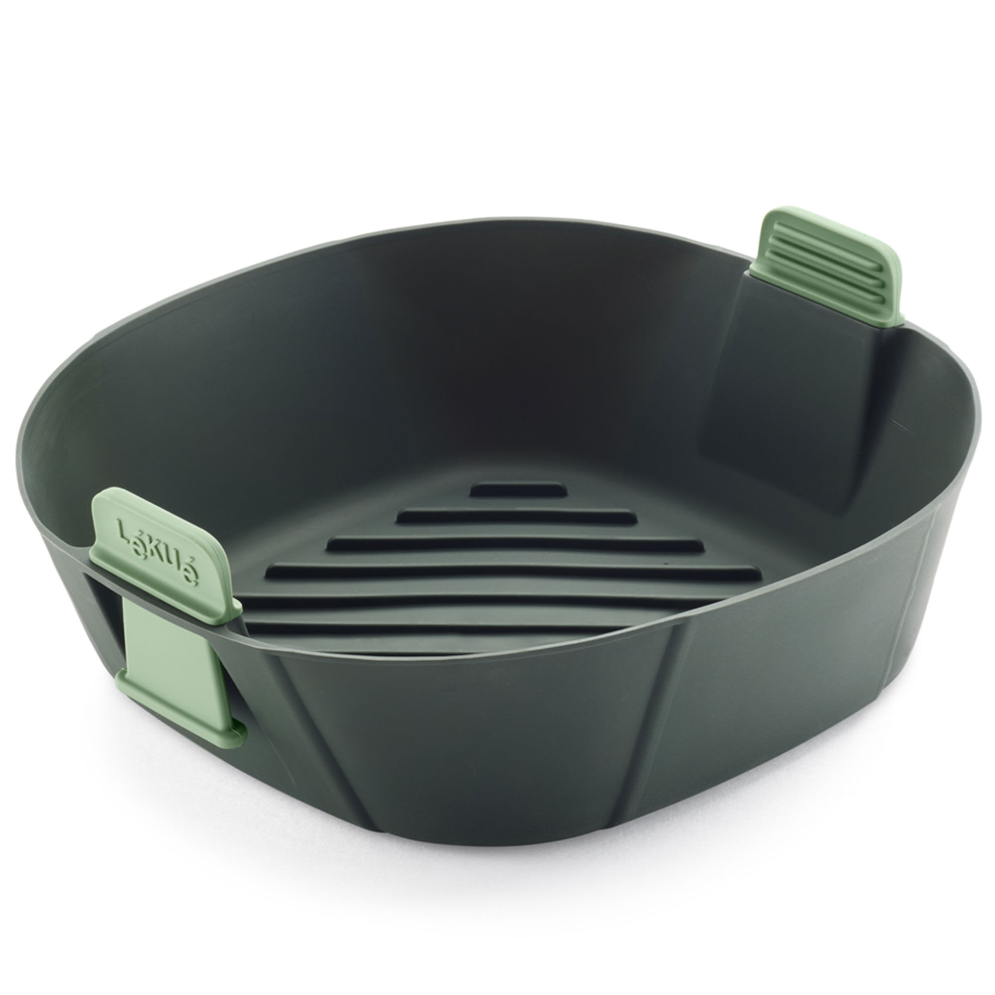Kurv til airfryer large, grå