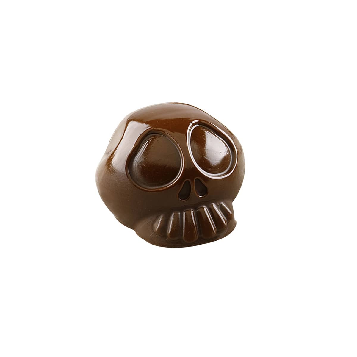 Silikoneform Chokolade Kranie, Ø 3cm.