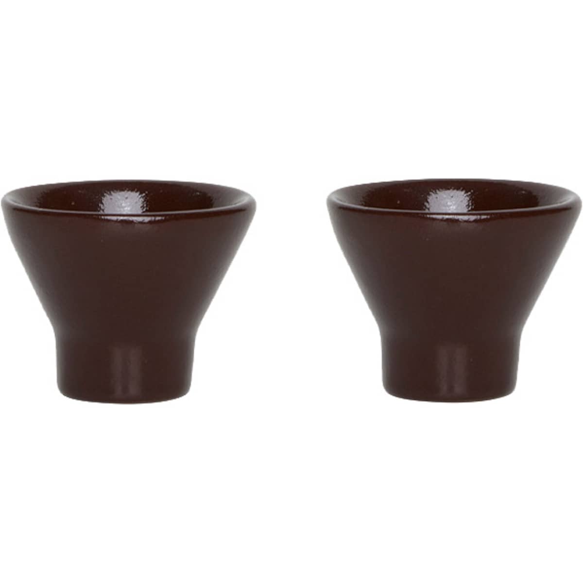 Yuka æggebæger 2-pack, terrakotta