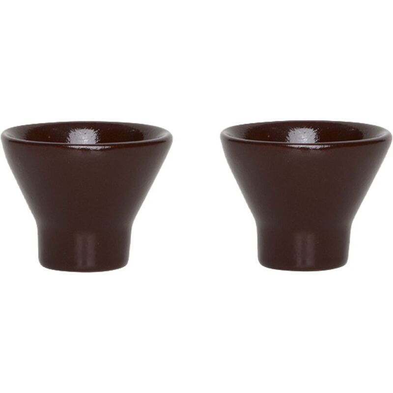 Yuka eggeglass 2-pack, terrakotta