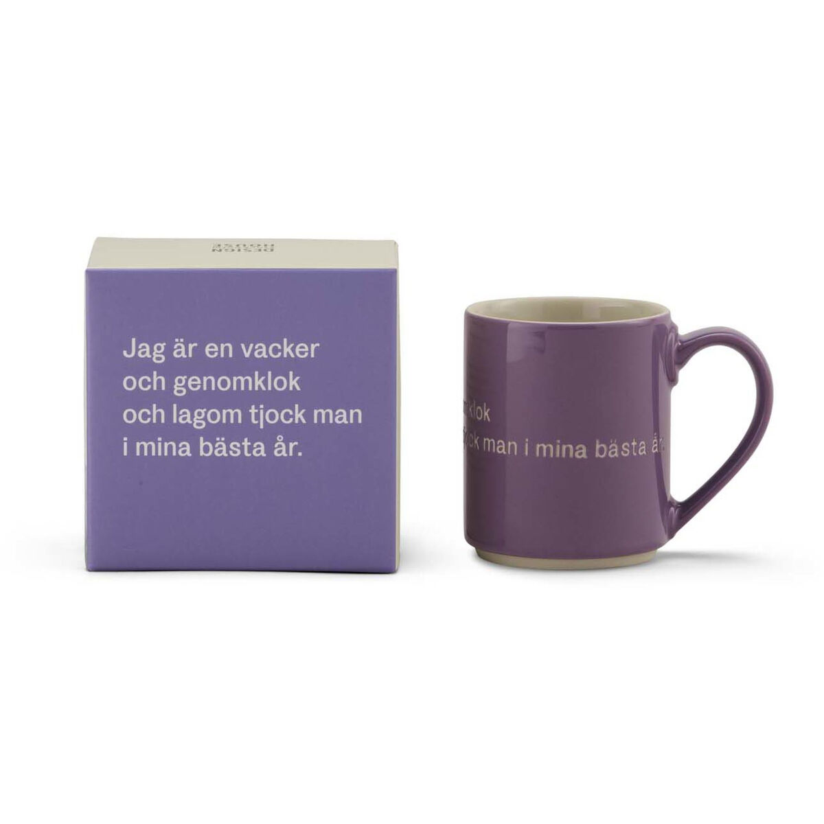 Astrid Lindgren mugg, Jag är en vacker…