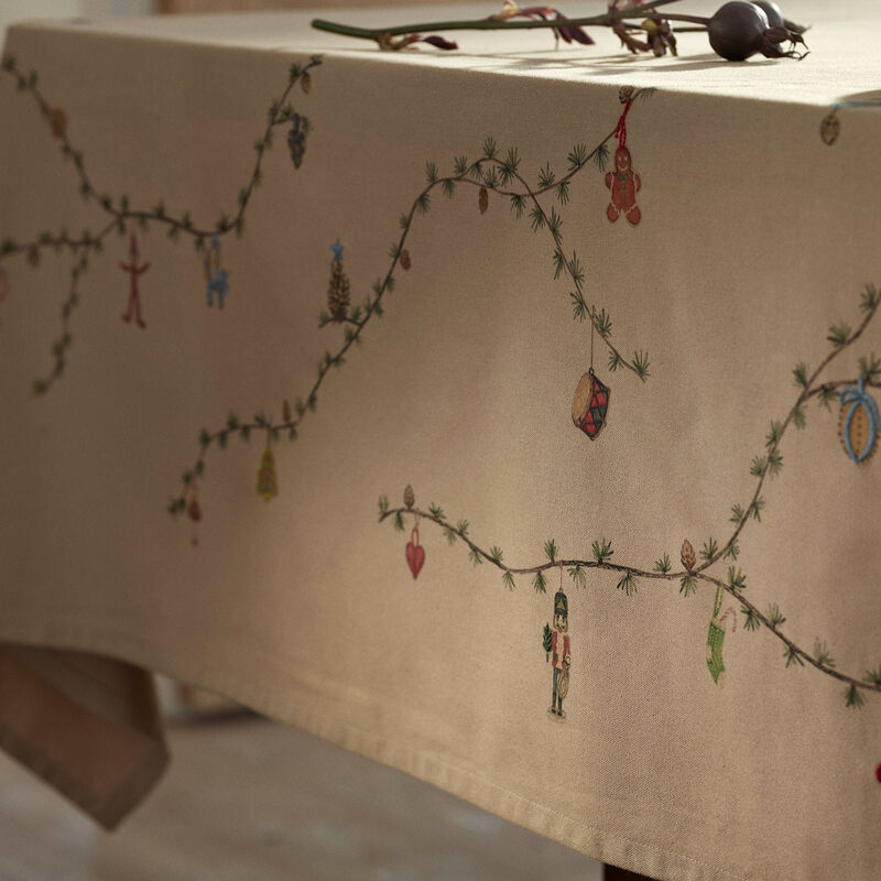 Kähler Hammershøi Christmas duk 150 × 370 cm, sand