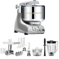 AKM 6230 Köksmaskin + Deluxepaket, Jubilee Silver