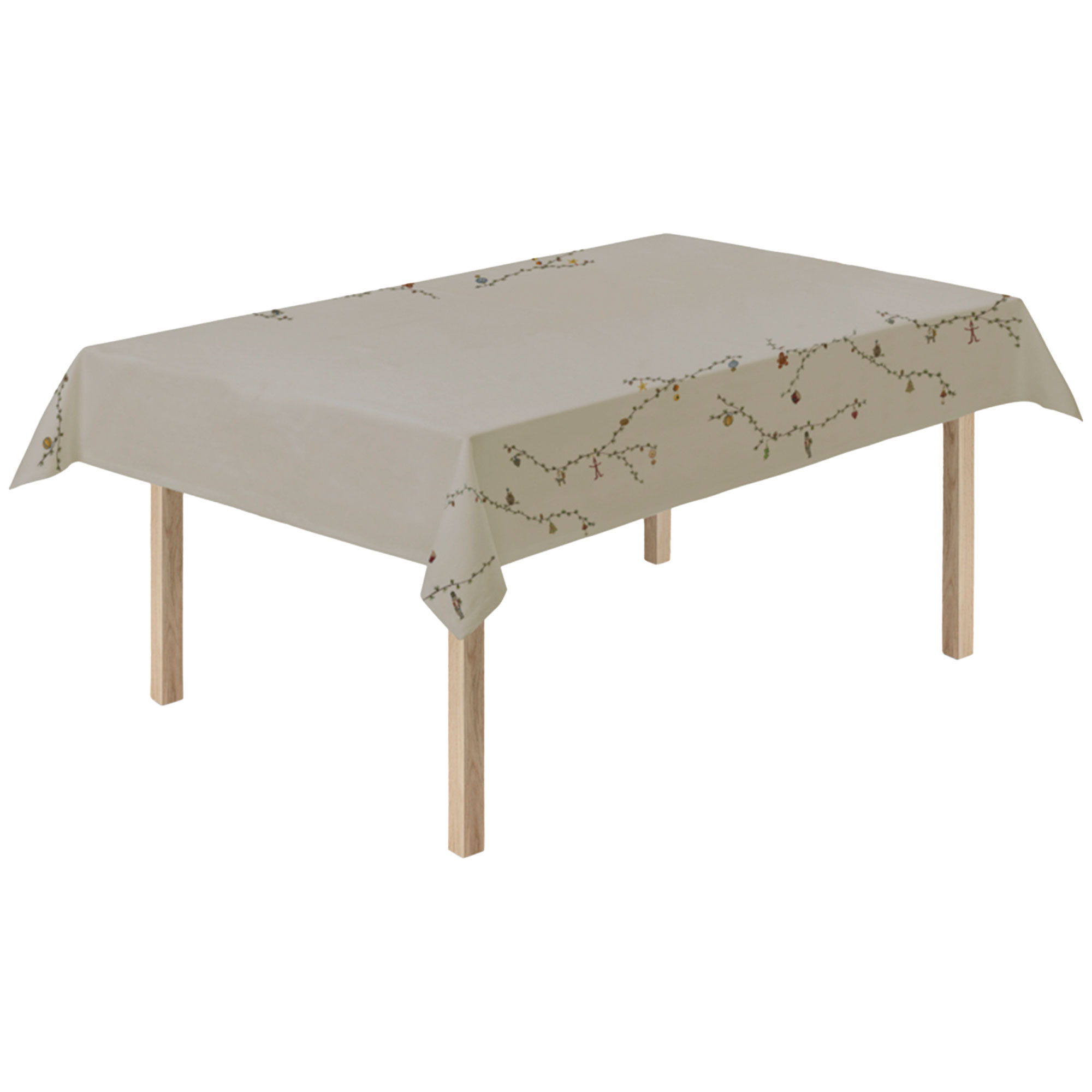 Kähler Hammershøi Christmas 2025 Juledug 150×220 cm, sand