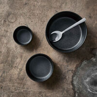 hög skål, 19,5 cm, titanium black