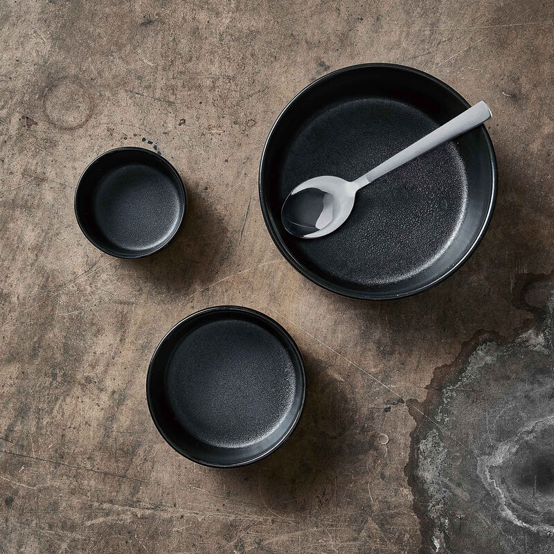 hög skål, 19,5 cm, titanium black