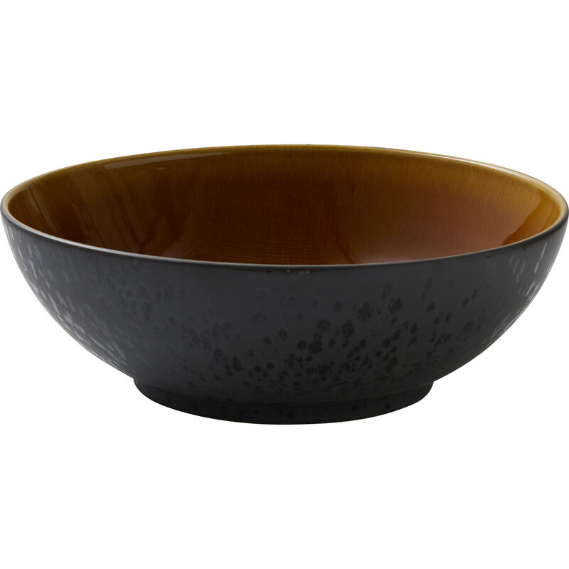 Salladsskål Svart Amber