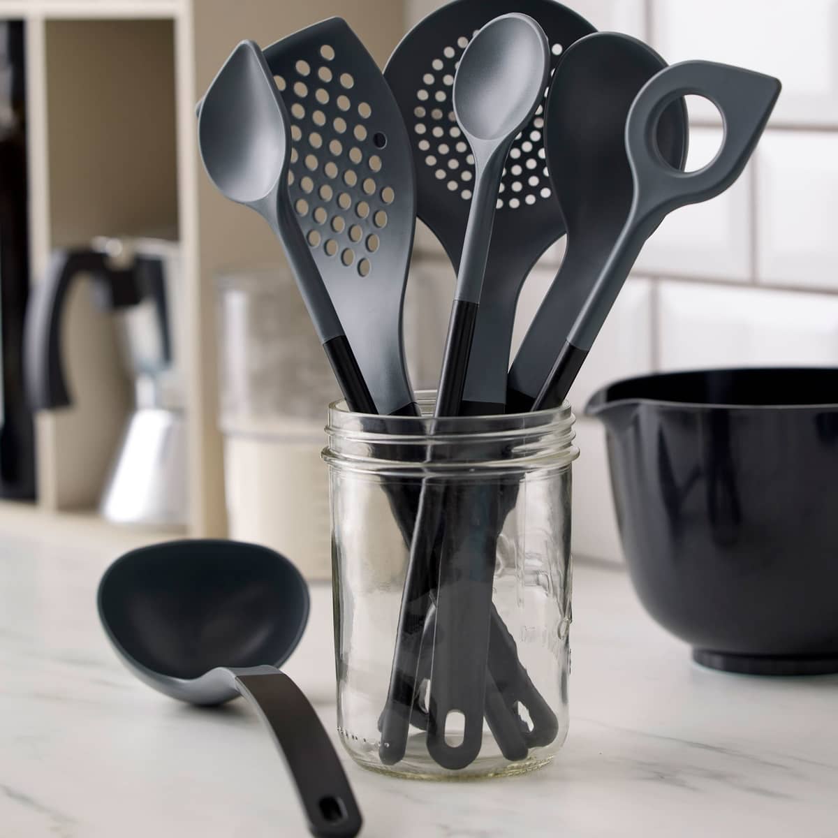 Optima Røreske m/spids 31 cm, sort
