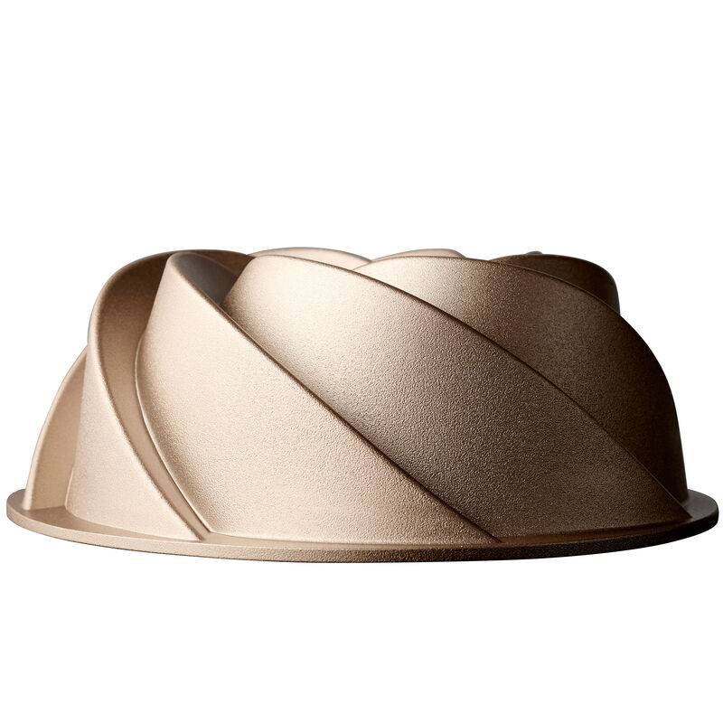 Swirl sockerkaksform 24 cm, rose gold