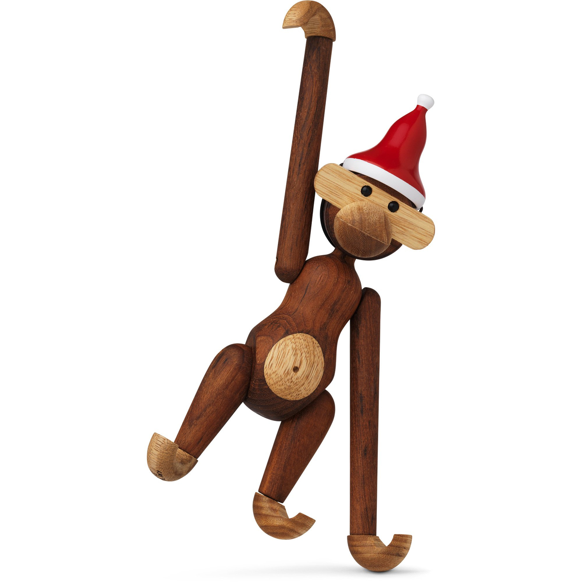 Ape med nisselue, teak- og limbatre