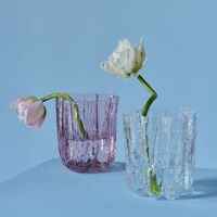 Crackle vase 12,1 cm, rosa