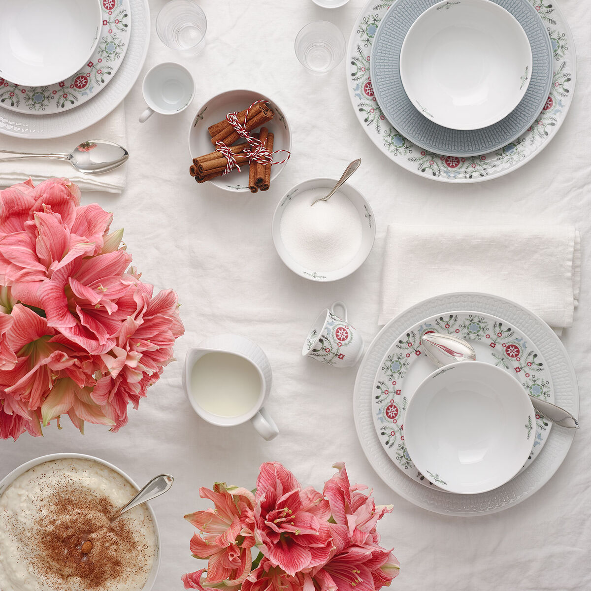 Swedish Grace tallerken 27 cm, hvid