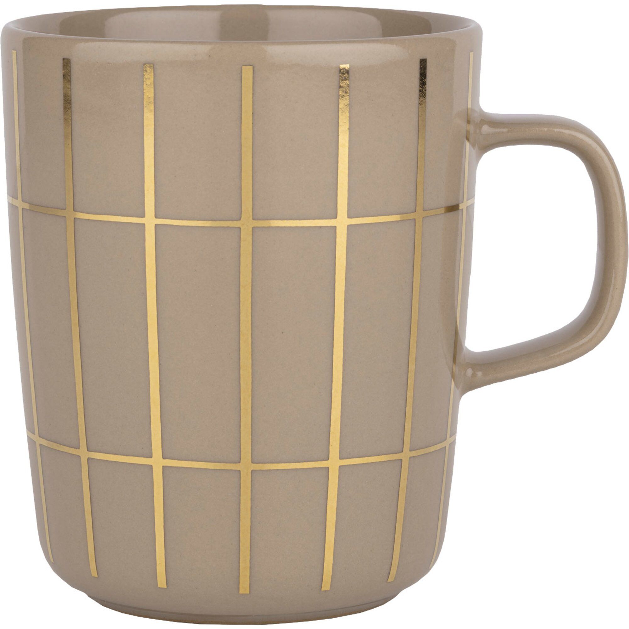 Oiva Tiiliskivi mugg, 2,5 dl, brun/guld