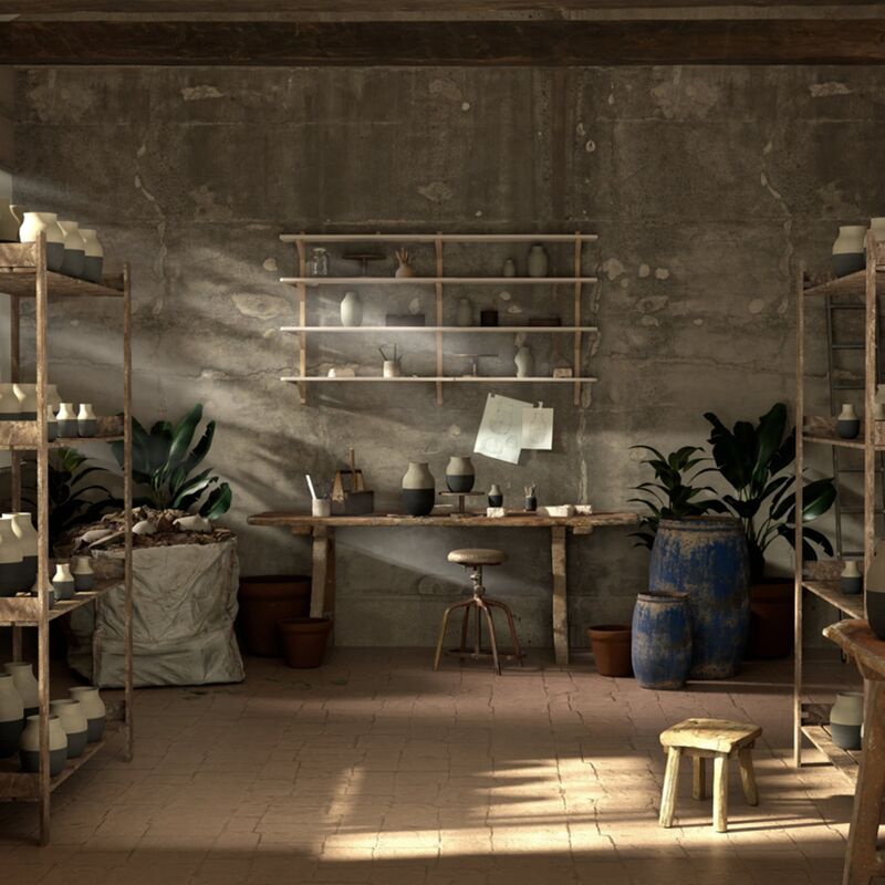 Omaggio Circulare maljakko 20 cm, antrasiitin harmaa