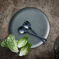 RAW salladsbestick svart 2 delar