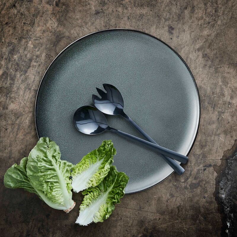 salladsbestick svart 2 delar