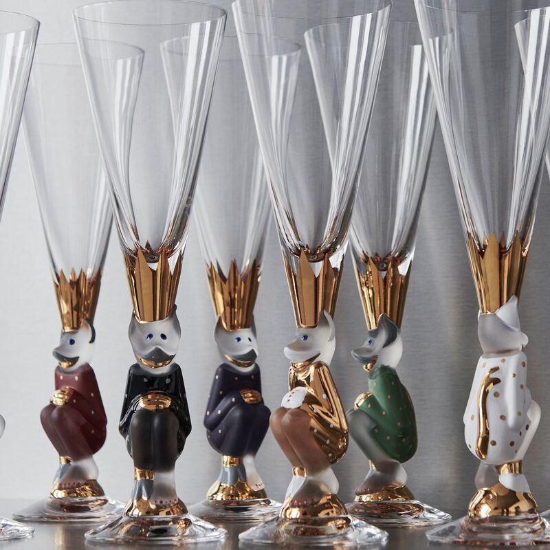 Champagneglass The Sparkling Devil 19 cl, gull