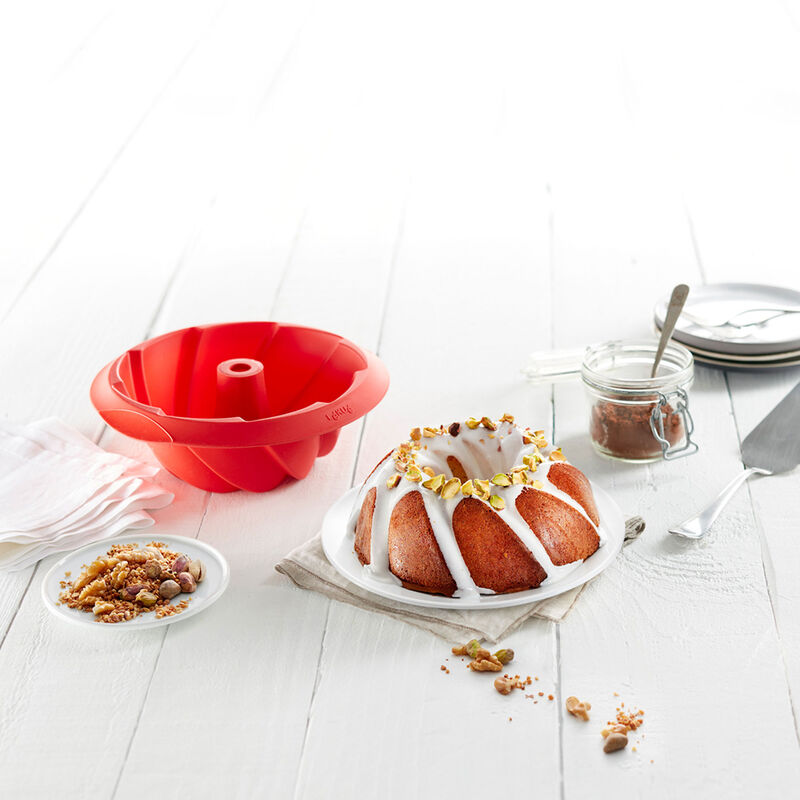 Savarin spiralform 20 cm, rød