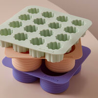 Kosta Boda Viva jääpalamuotti 4 kpl, vaaleanpunainen