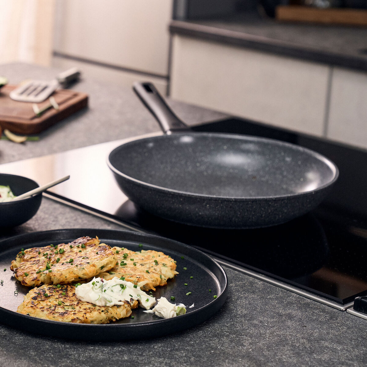 Terreno Plus stekpanna 24 cm, aluminium