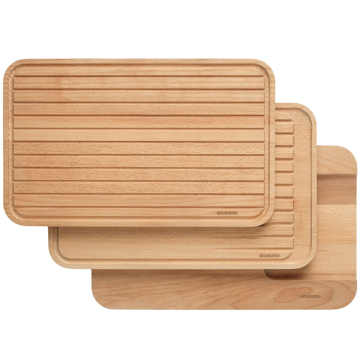 Profile skärbrädset 3 delar, bok