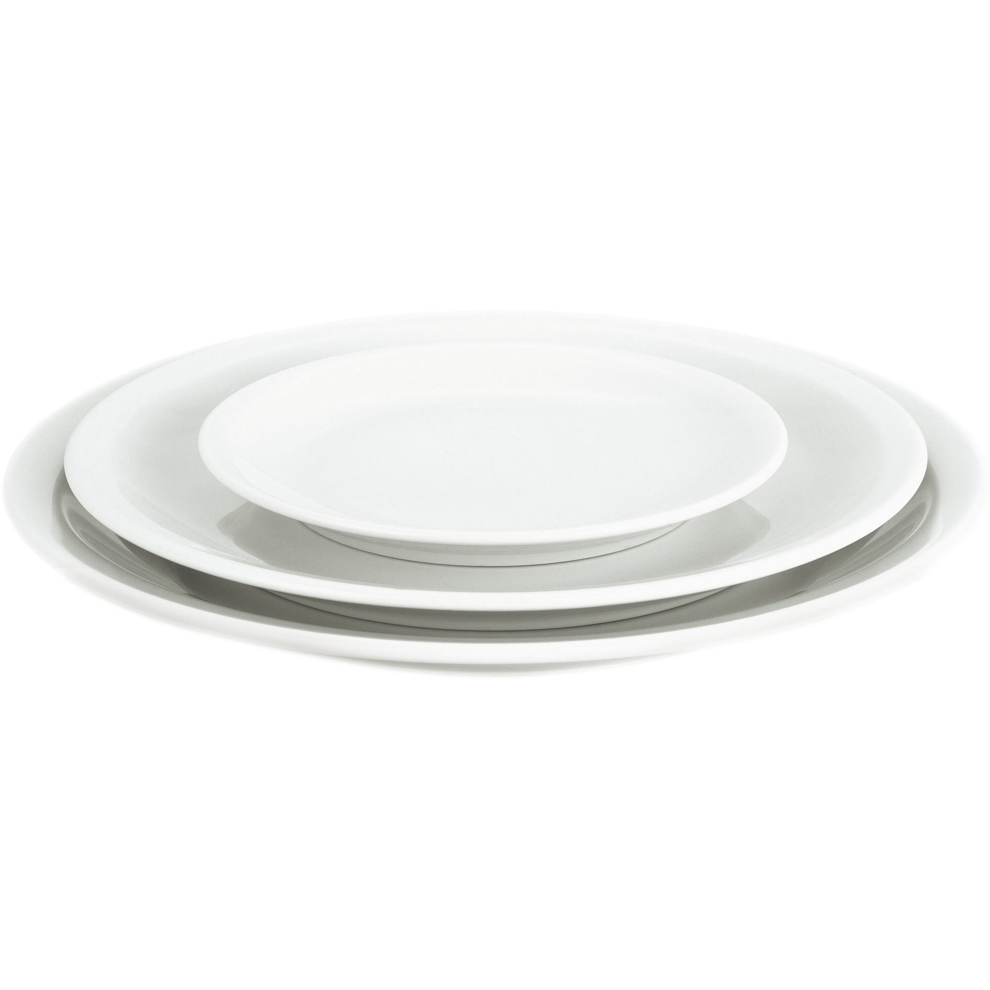 Pillivuyt Bourges tallerken flat hvit Ø24 cm