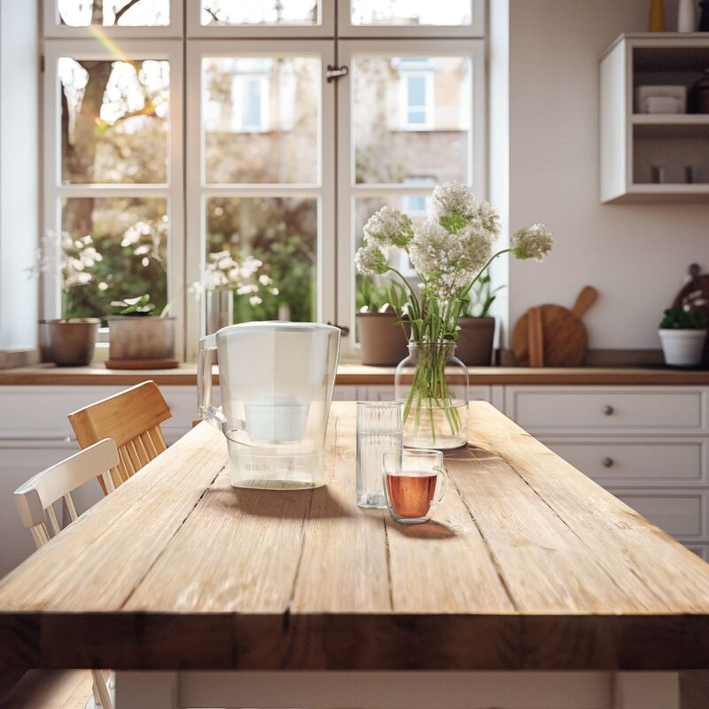 Aluna vannfilterkanne, hvit