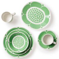 Arabia Sunnuntai dyp tallerken 17 cm, grønn