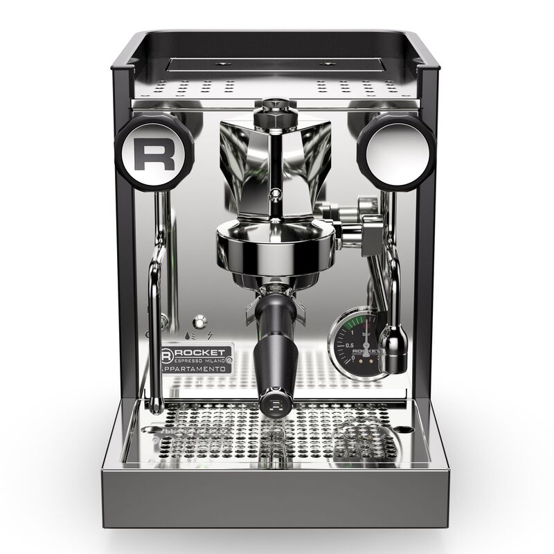 Appartamento TCA espressomaskin, svart/koppar