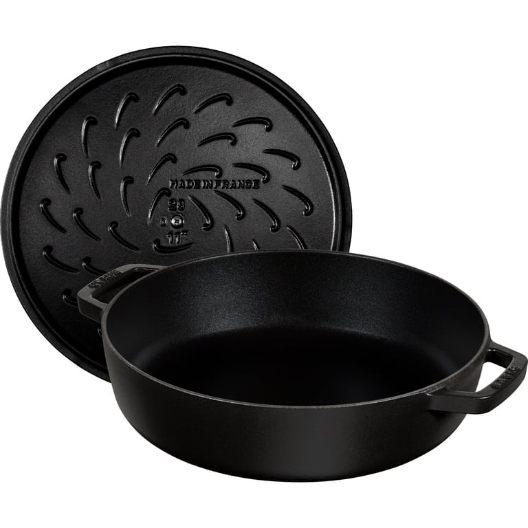 Cocotte Chistera traktörgryta 24 cm 2,4 liter, svart