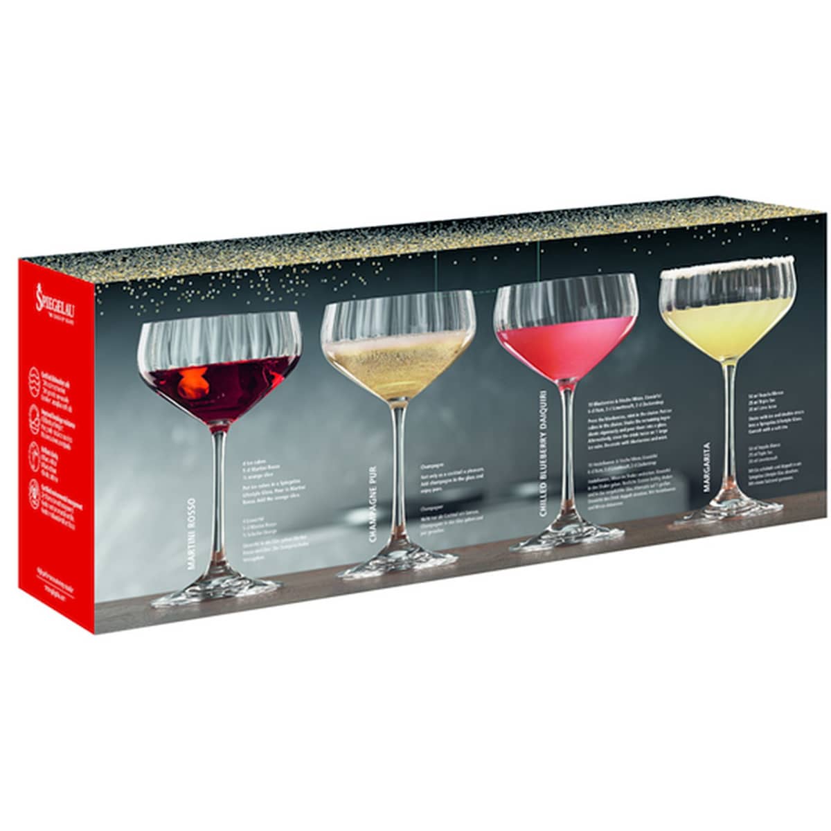 LifeStyle coupe champagneglas 4 stk.