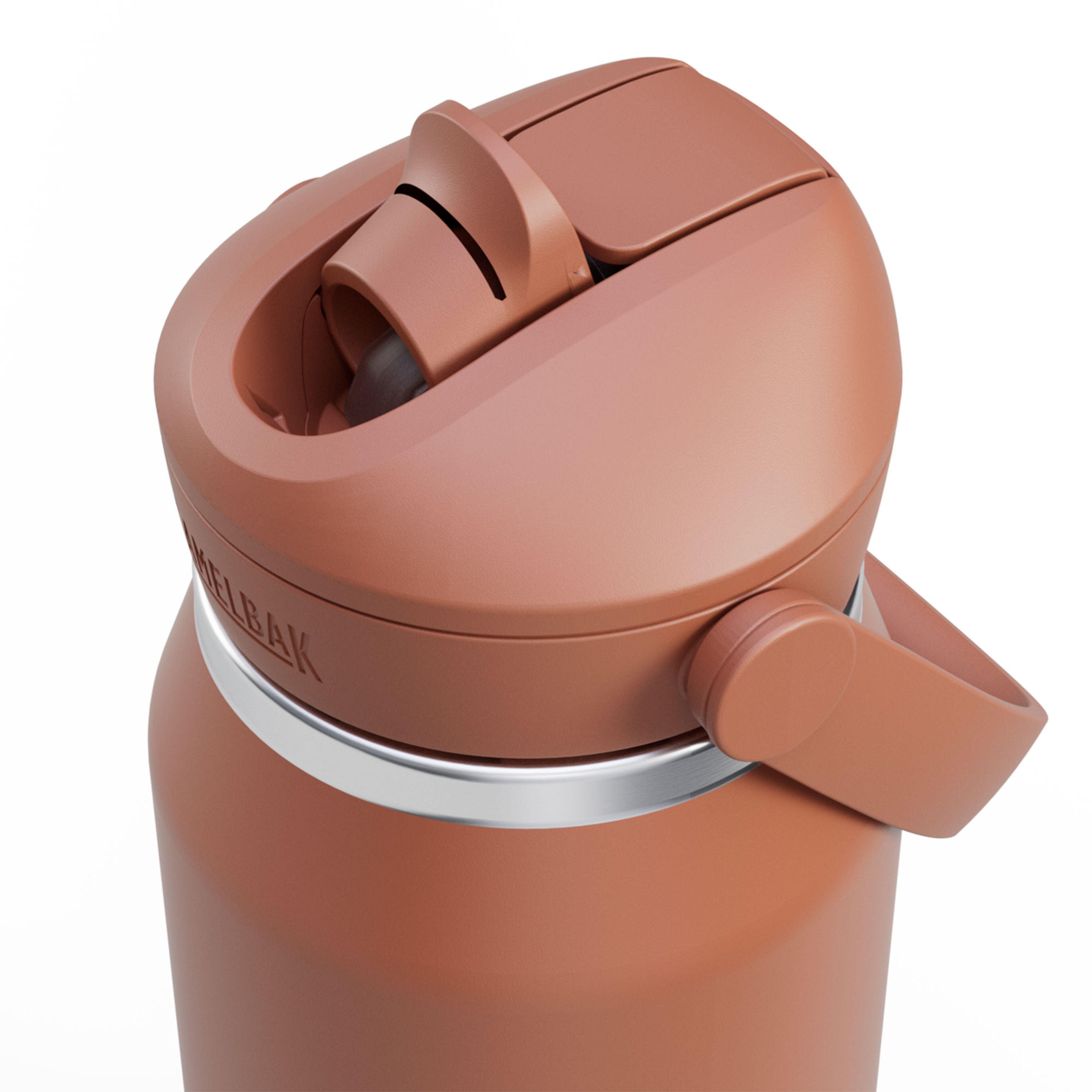 Thrive Flip Straw vattenflaska 1 liter, sierra red