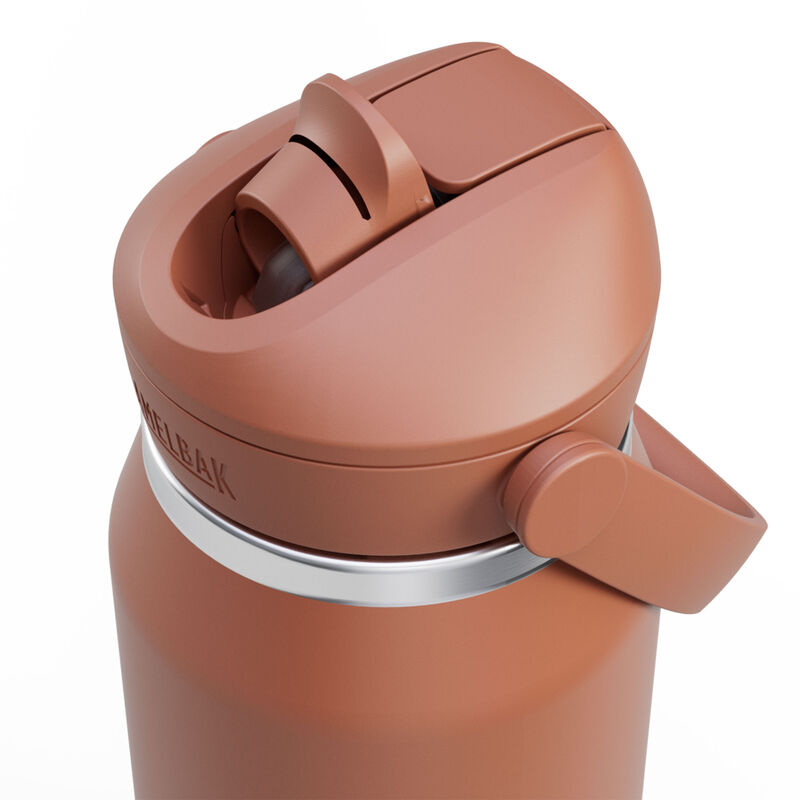 Thrive Flip Straw vattenflaska 1 liter, sierra red