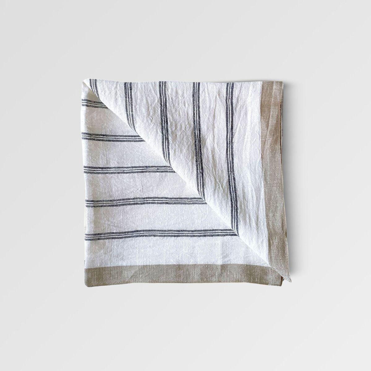 Maya servett 50x50 cm, natural stripe