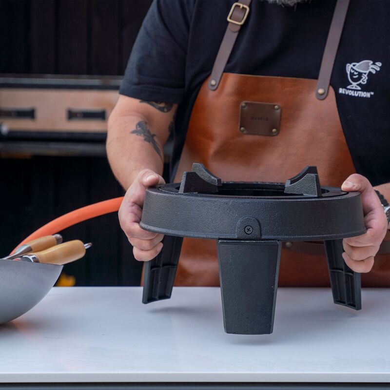 Gassbrenner 12 kW inkl. regulator og wokpanne