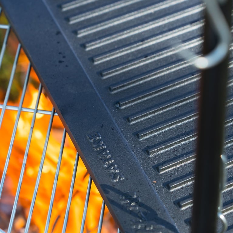 Grillplade/stegebord vendbart