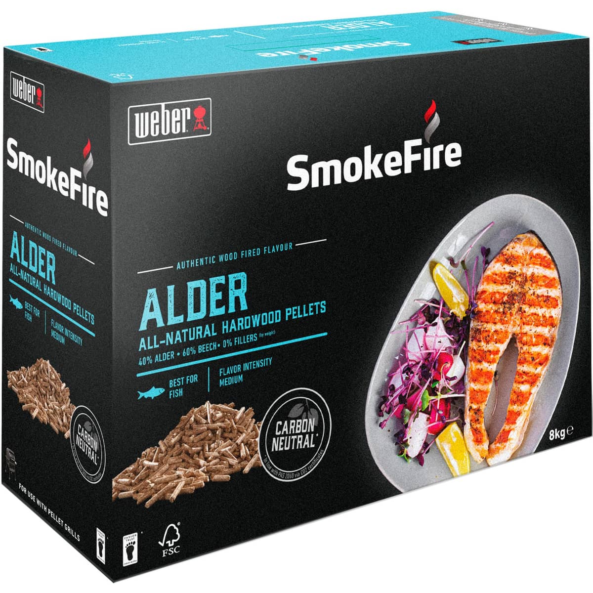 Træpiller – Al, 8 kg.