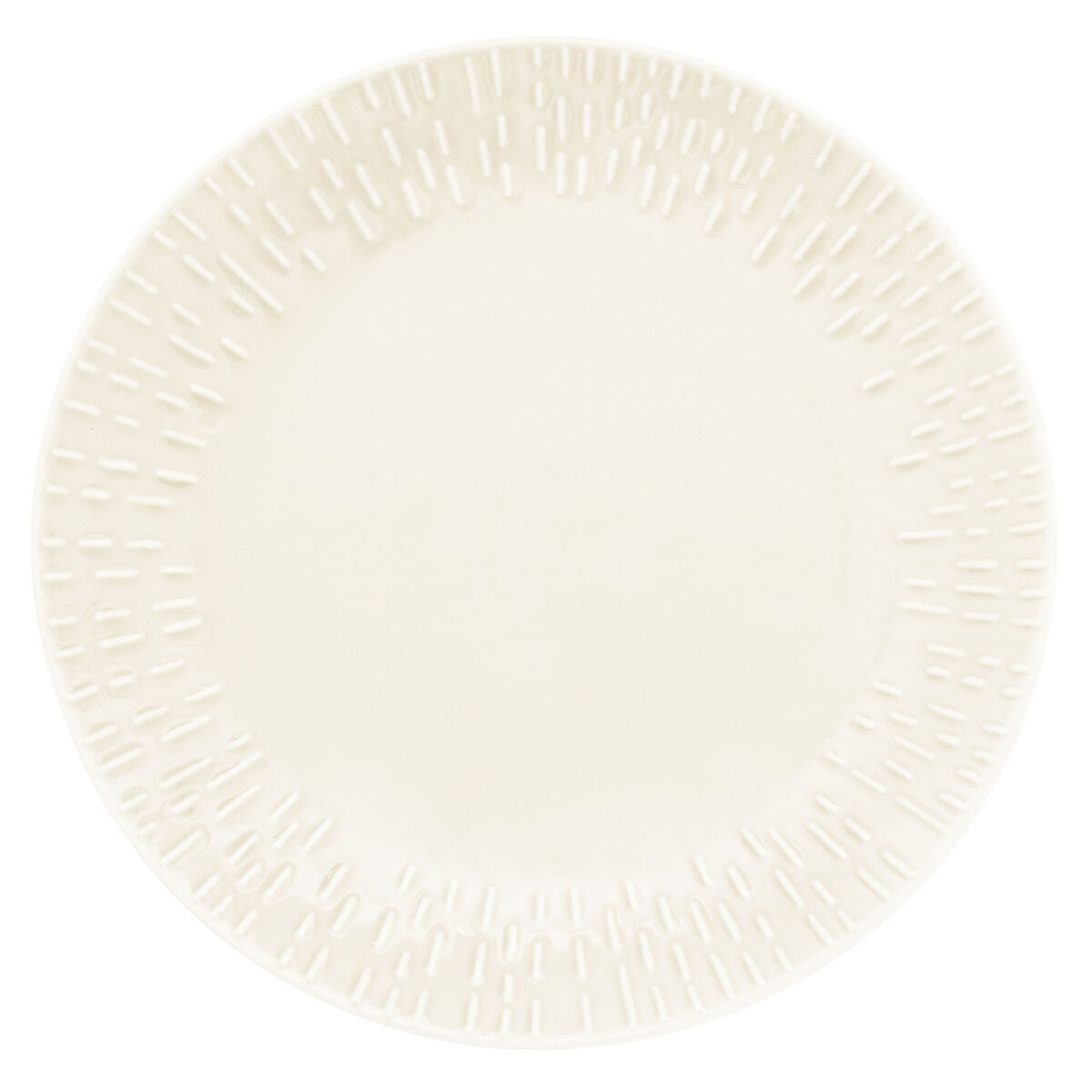 Confetti desserttallerken 21 cm, vanilla