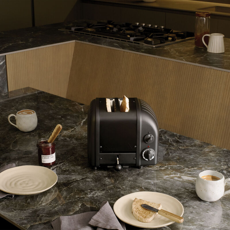 Classic brödrost 2 skivor, stealth