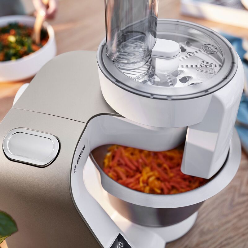 Serie 4 MUM5XW20 köksmaskin, 1000 W, vit/champagne