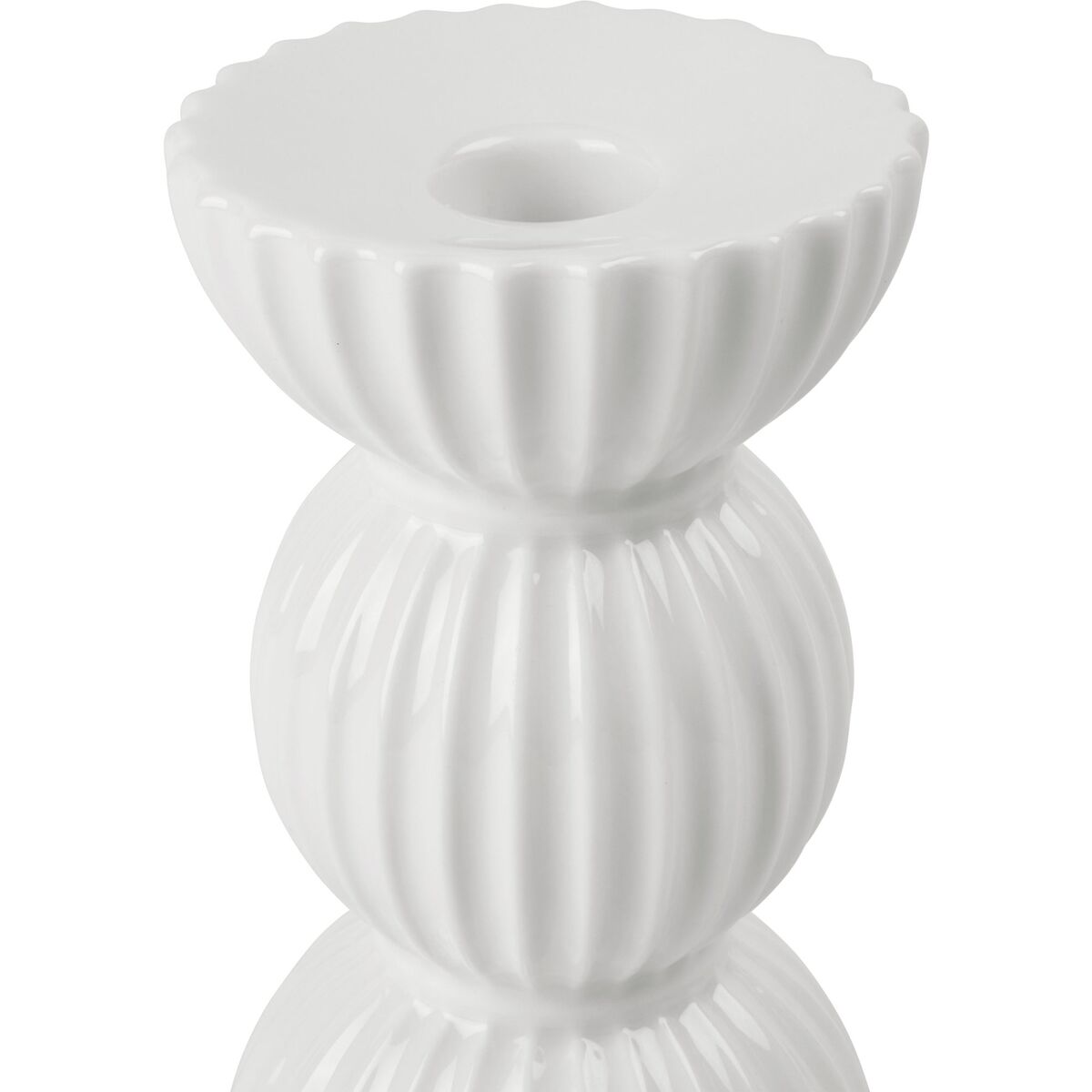 Tura värmeljusstake, 14 cm, vit