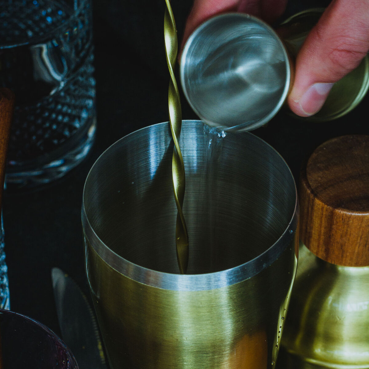 Cocktail- og drinksæt 6 dele