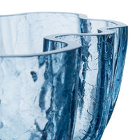 Crackle skål 250 mm, circular glass